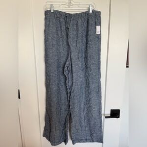 GAP Gray Wide-Leg Lounge Pants